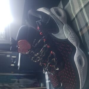 Nike Black and Red Sneakers with Athletic Design